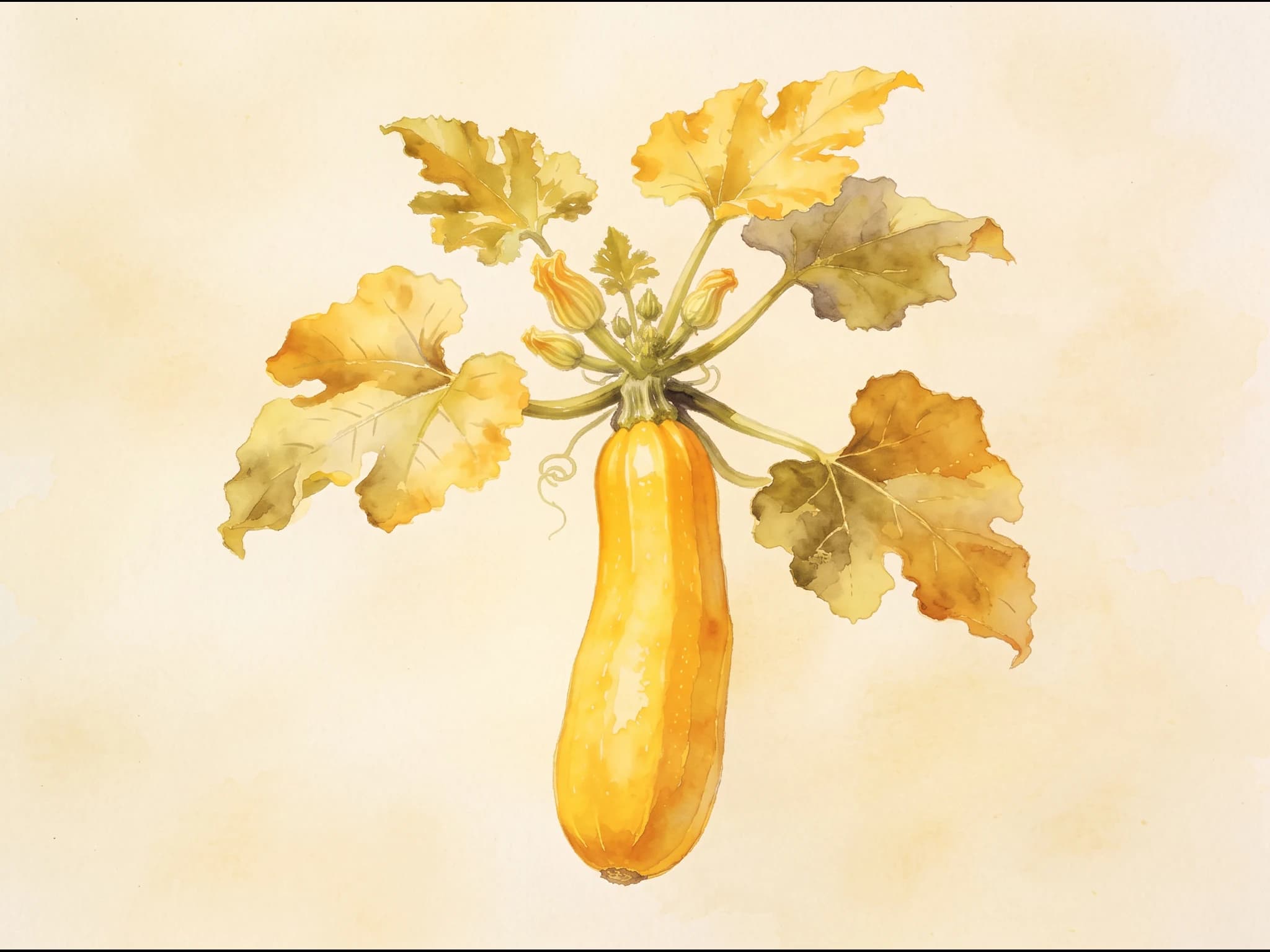Calabacín amarillo — Fruto