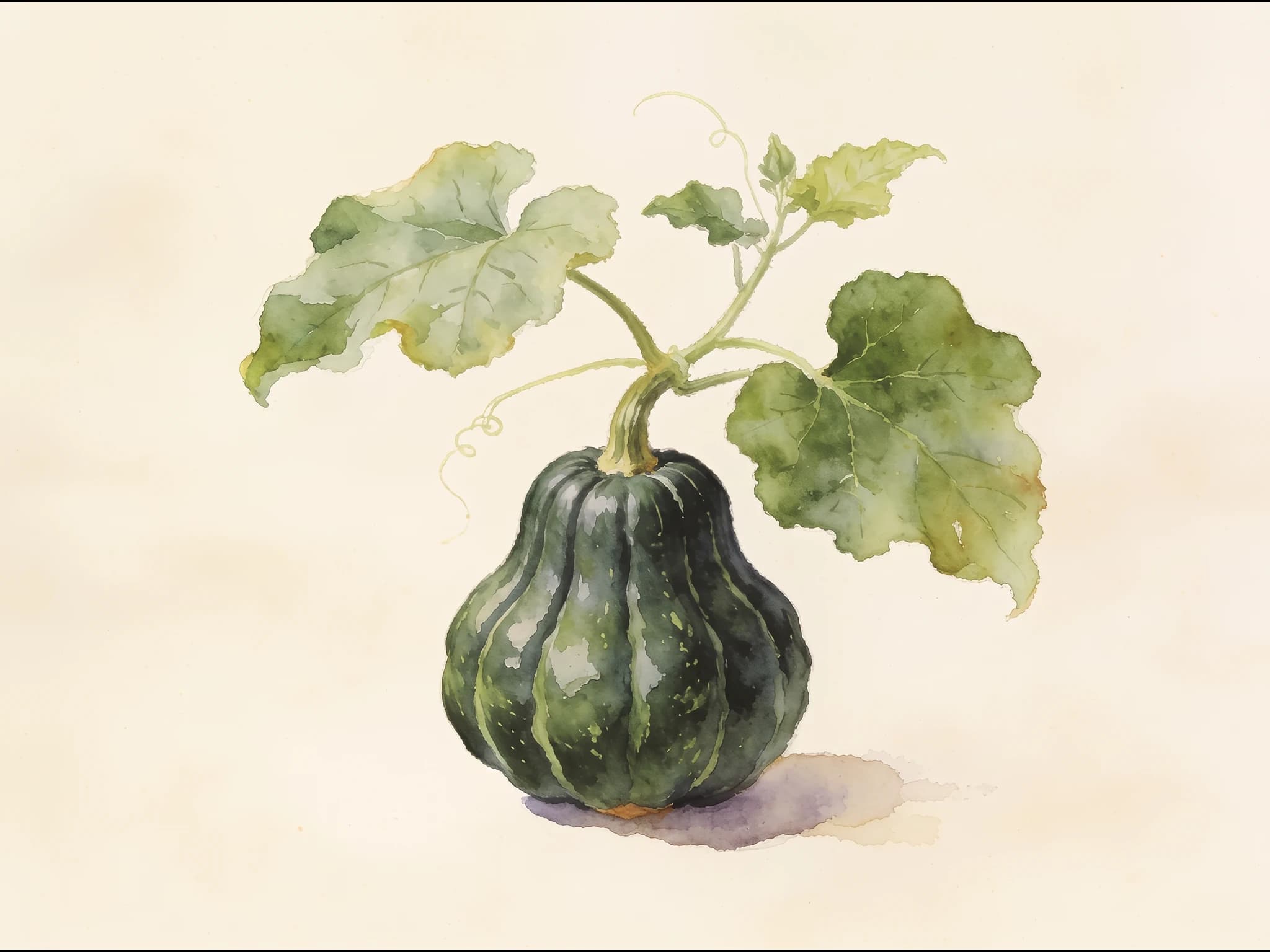 Calabaza bellota (acorn) — Fruto