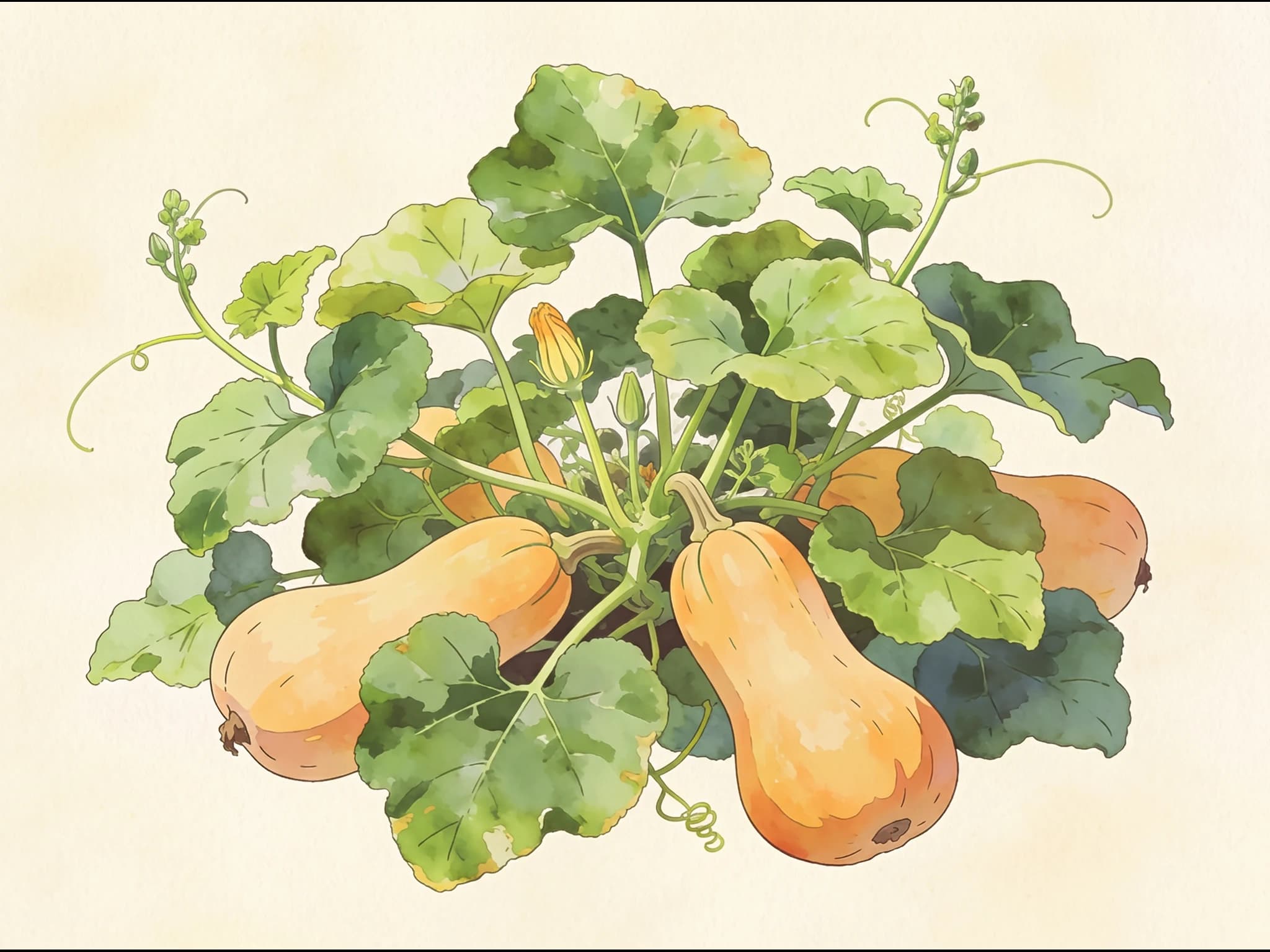 Calabaza Butternut — Fruto