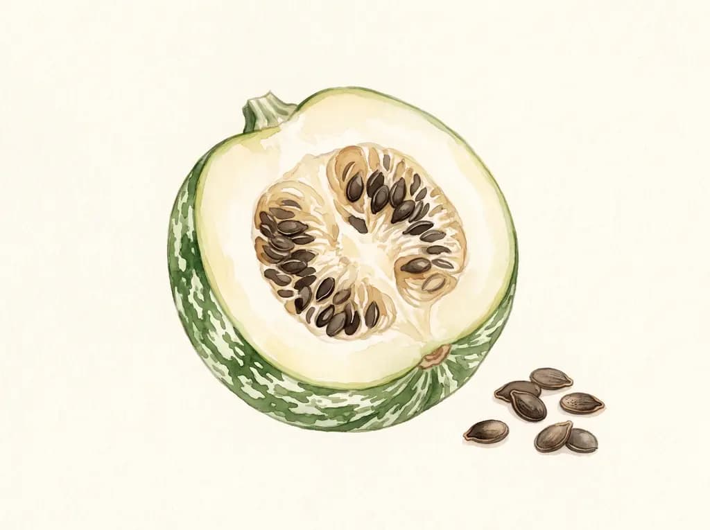 Calabaza cabello de ángel — Semillas