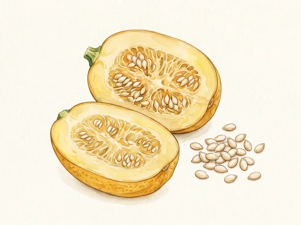 Calabaza espagueti — Semillas