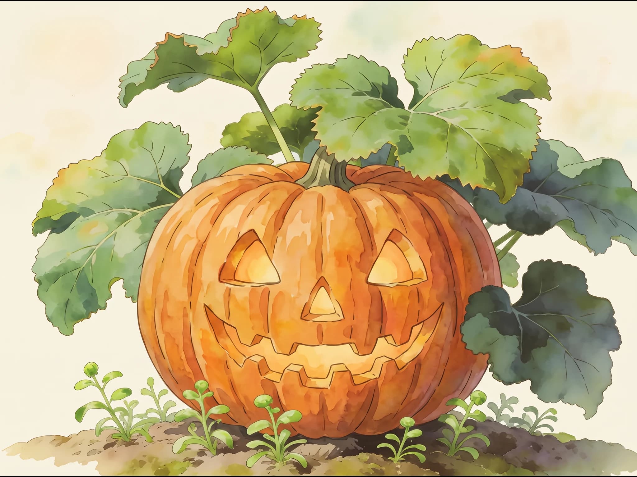 Calabaza de Halloween — Fruto