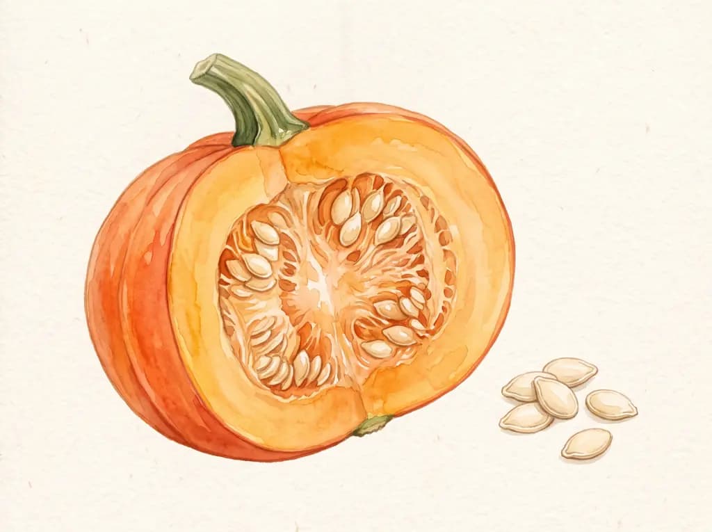 Calabaza Hokkaido (potimarrón) — Semillas