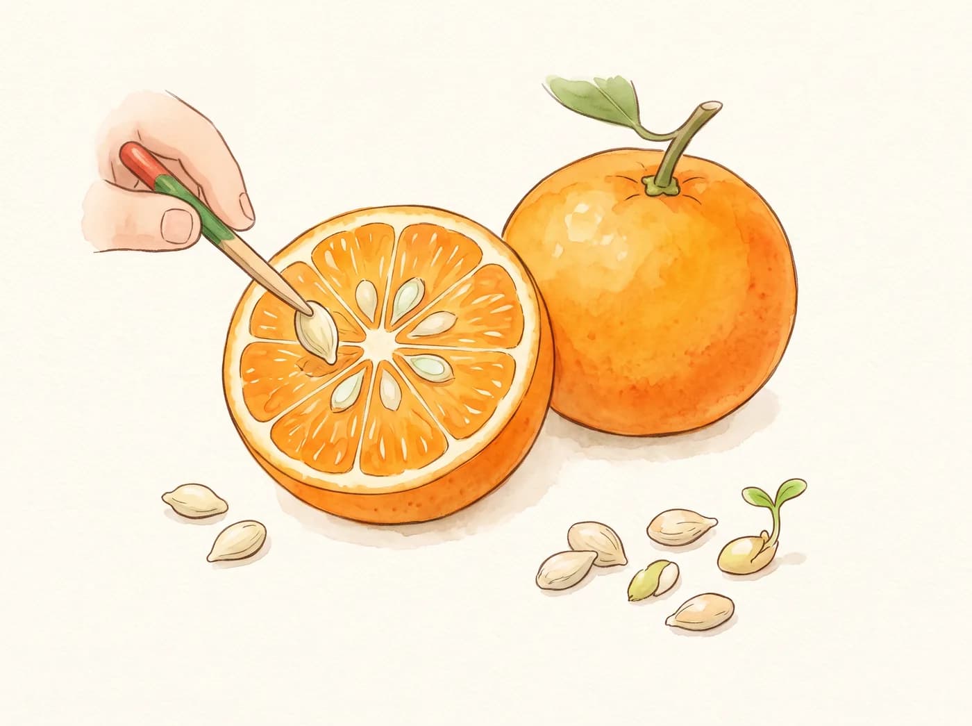 Calamondín — Semillas
