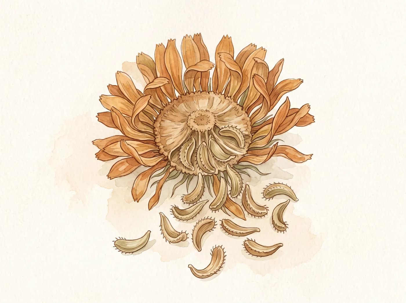 Caléndula — Semillas