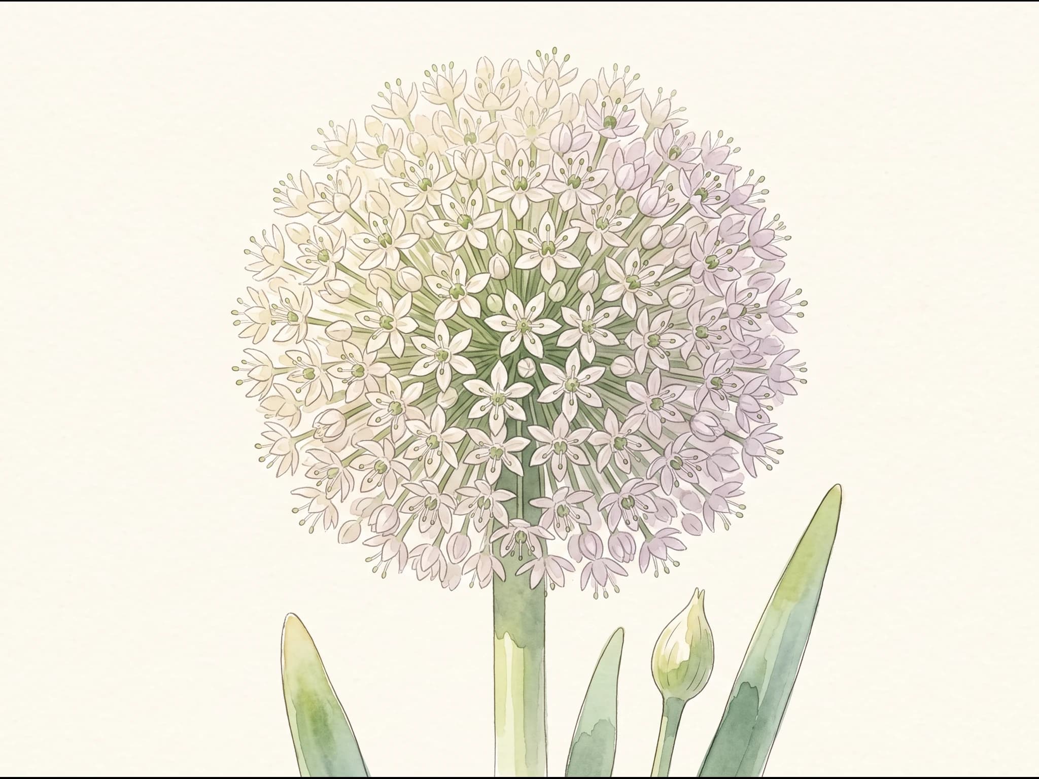 Cebolla de Figueres — Flor