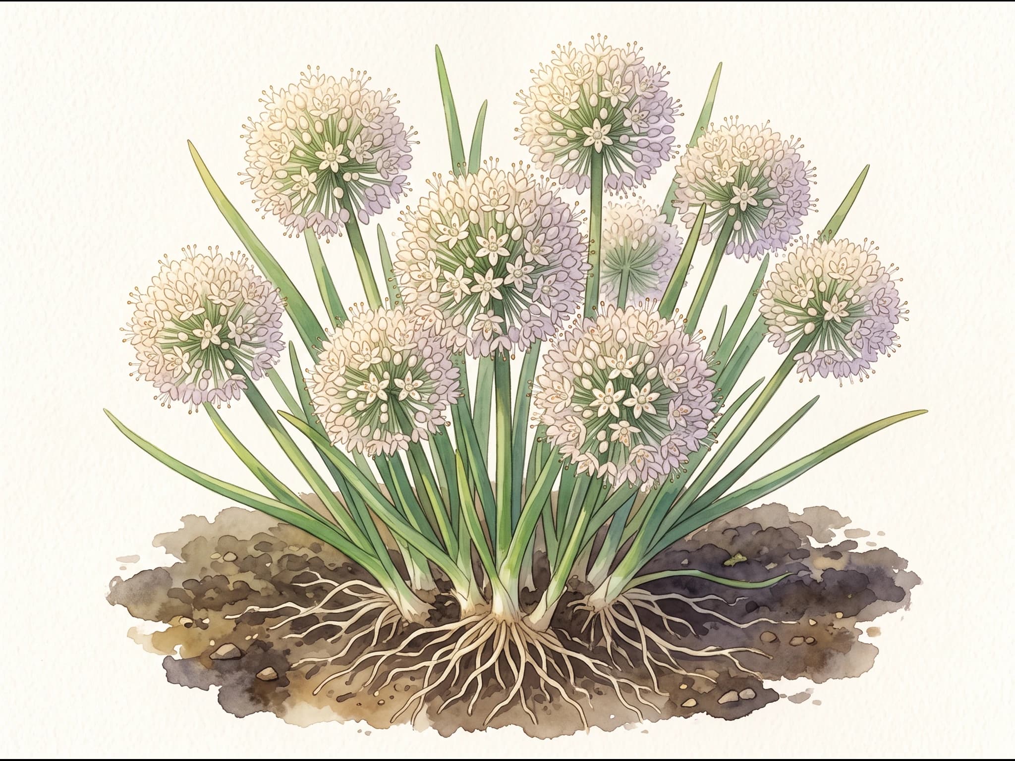 Cebolla Dulce de Fuentes de Ebro — Flor