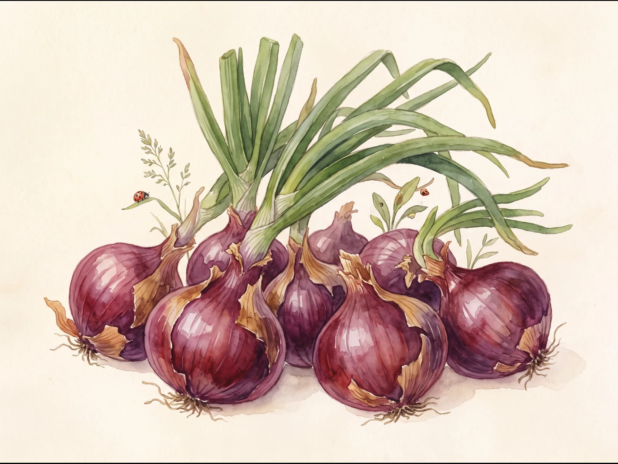 Cebolla morada — Fruto