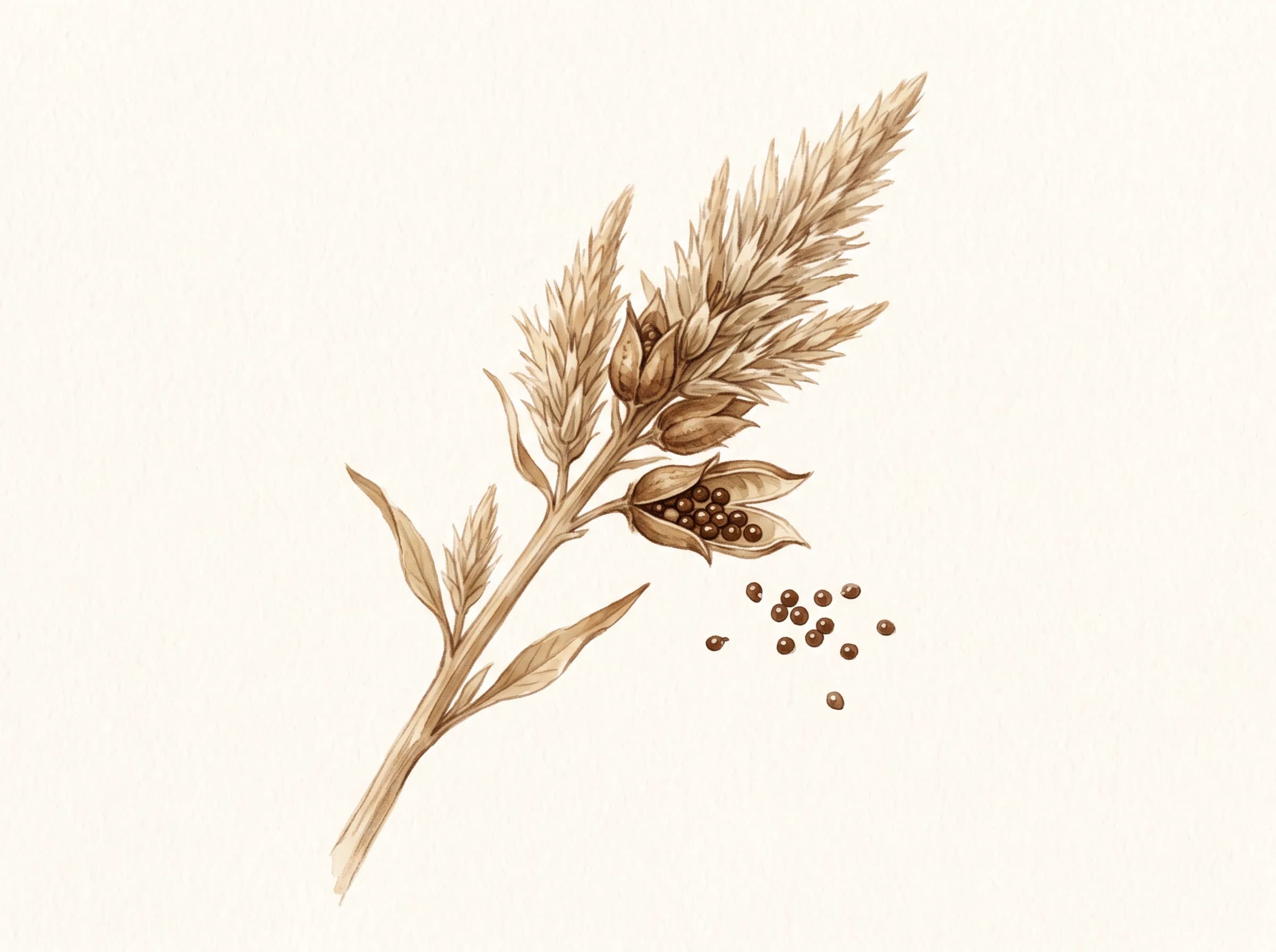 Celosía plumosa — Semillas