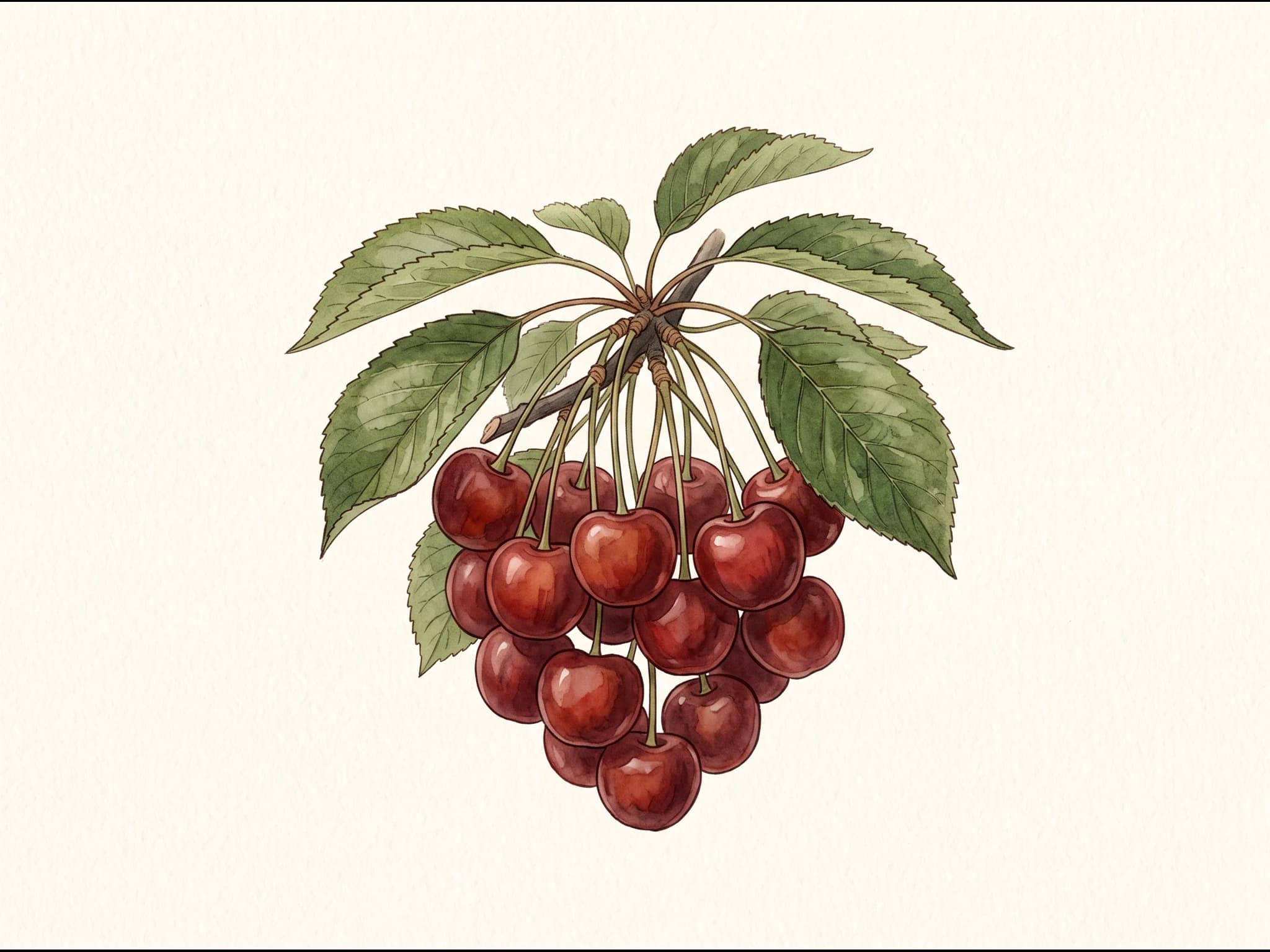 Cerezo Lapins — Fruto