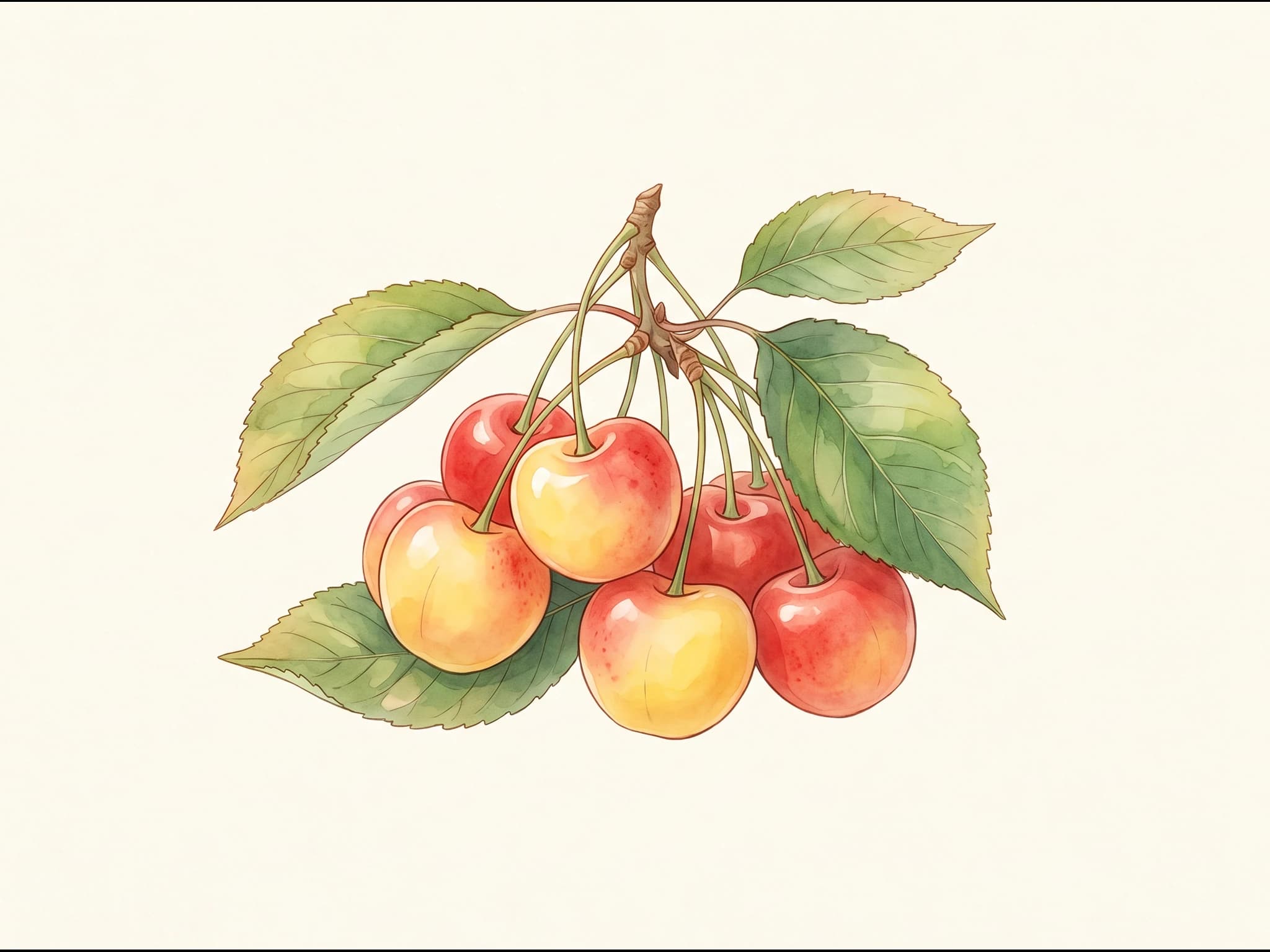 Cerezo Napoleón — Fruto