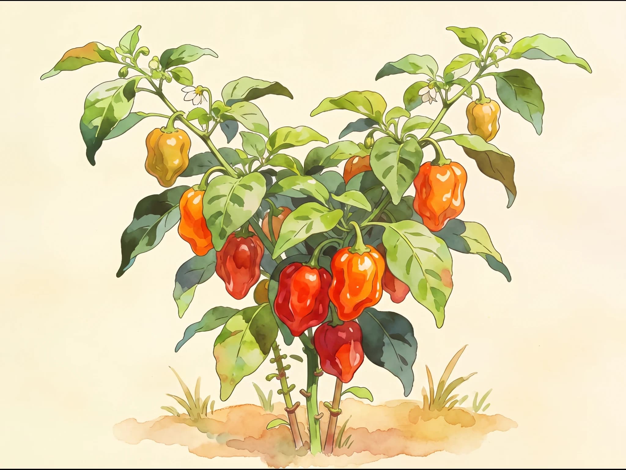 Chile Habanero — Fruto