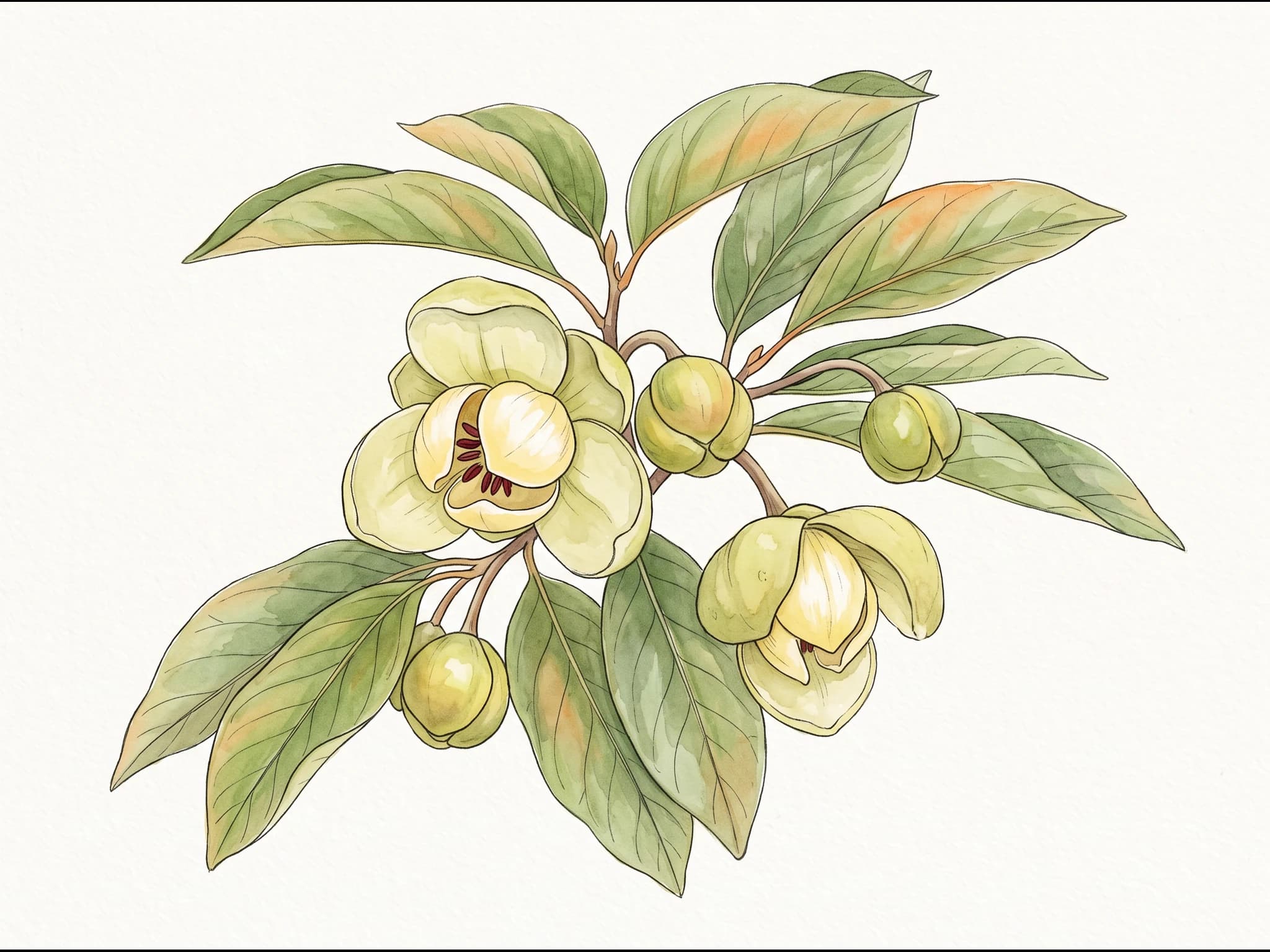Chirimoyo Fino de Jete — Flor