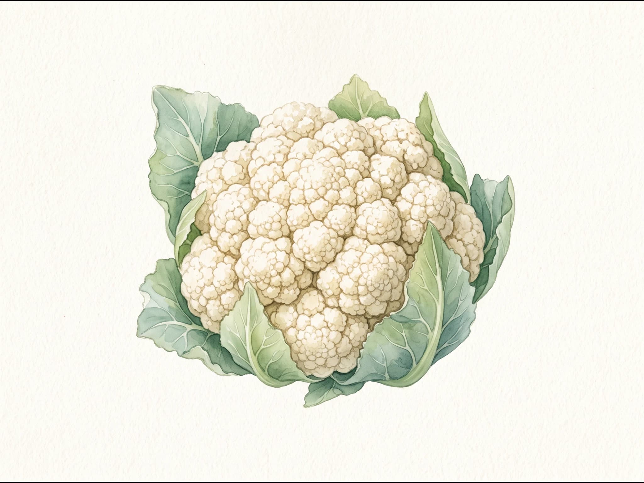 Coliflor Bola de Nieve — Flor