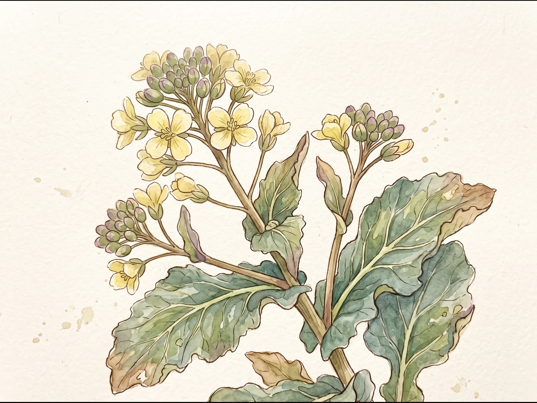 Nabicol (rutabaga) — Flor