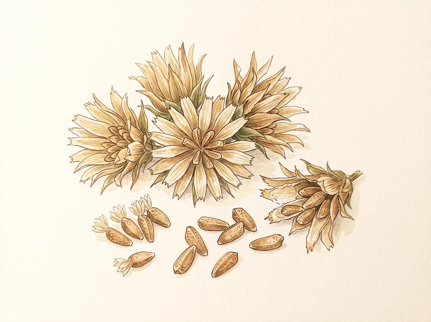 Endivia belga — Semillas