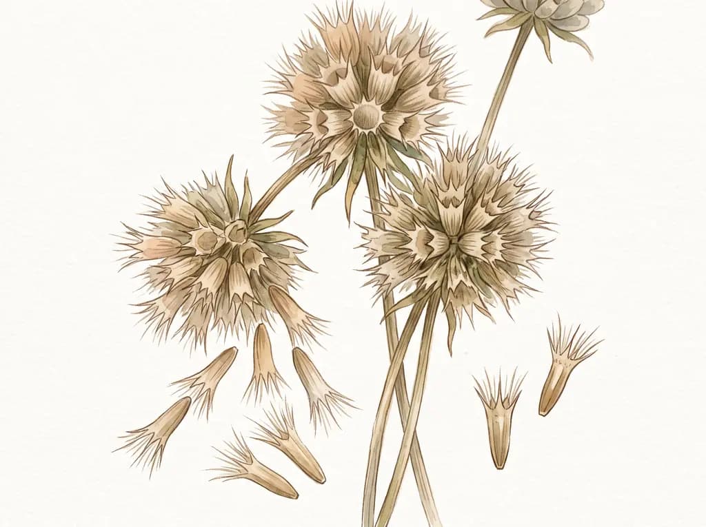 Escabiosa (flor de viuda) — Semillas
