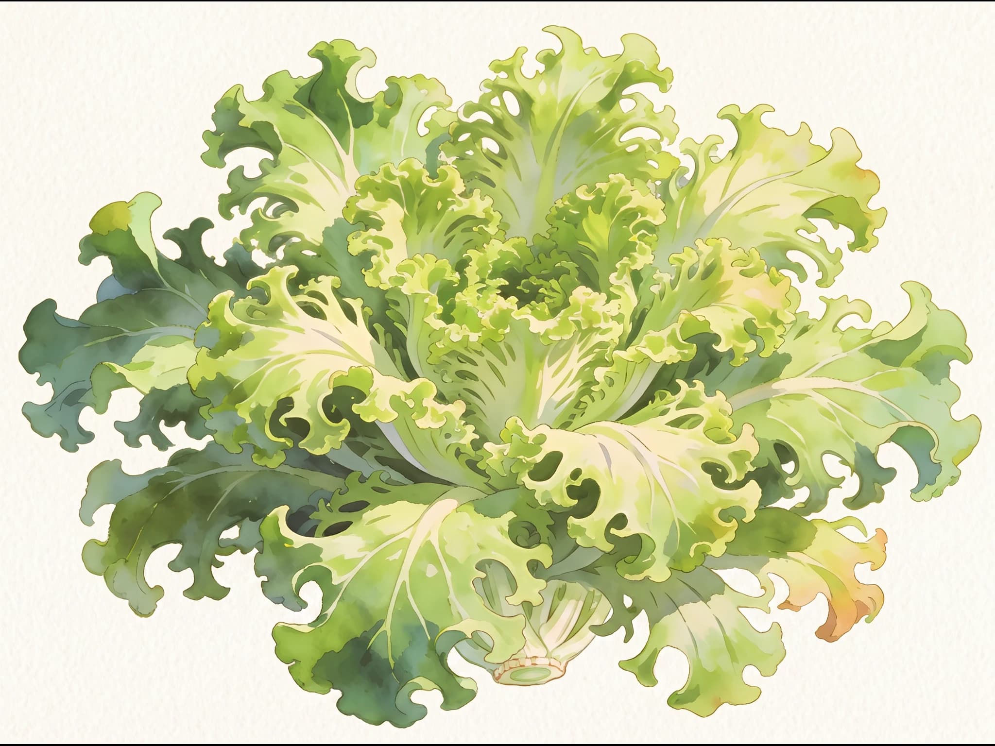 Escarola rizada — Fruto