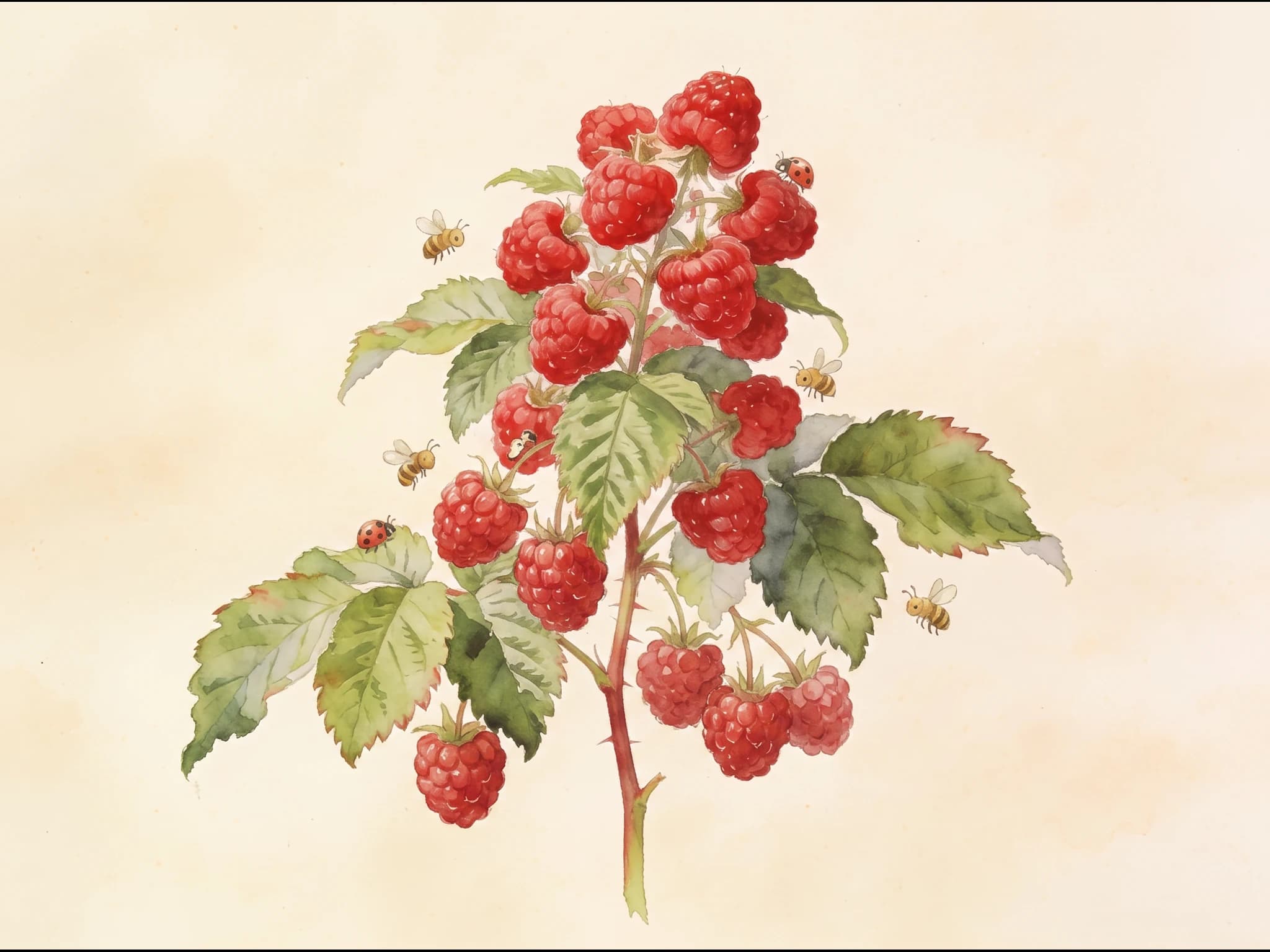 Frambueso Autumn Bliss — Fruto