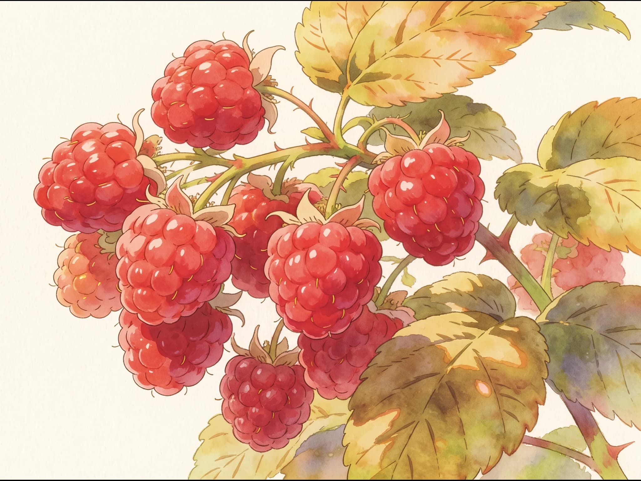 Frambueso Heritage — Fruto