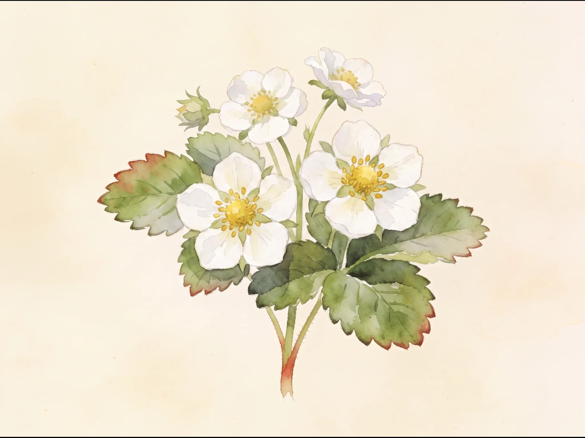 Fresón Camarosa — Flor