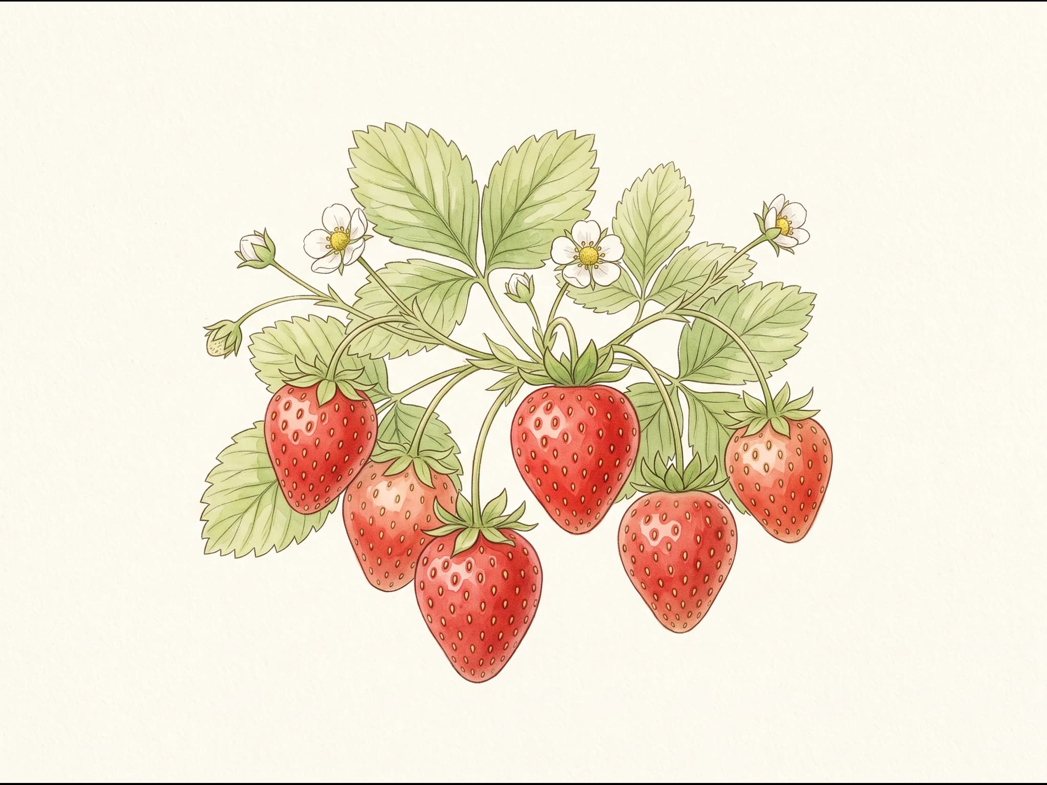 Fresa Mara des Bois — Fruto