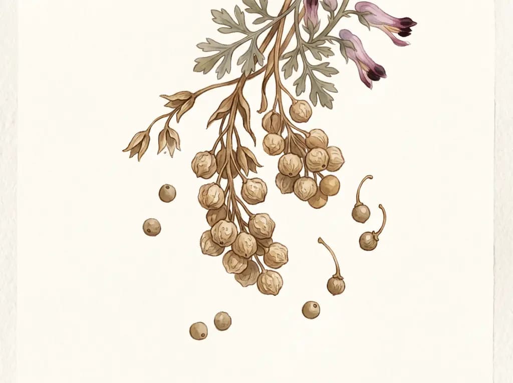 Fumaria (palomilla) — Semillas