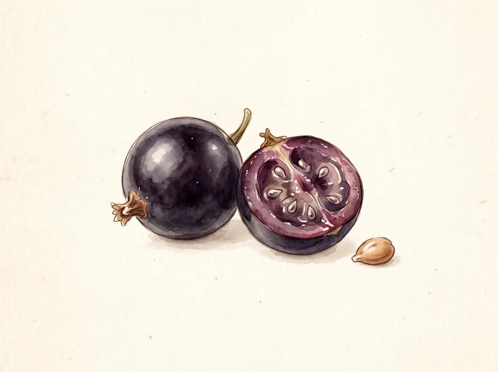 Grosellero negro (cassis) — Semillas