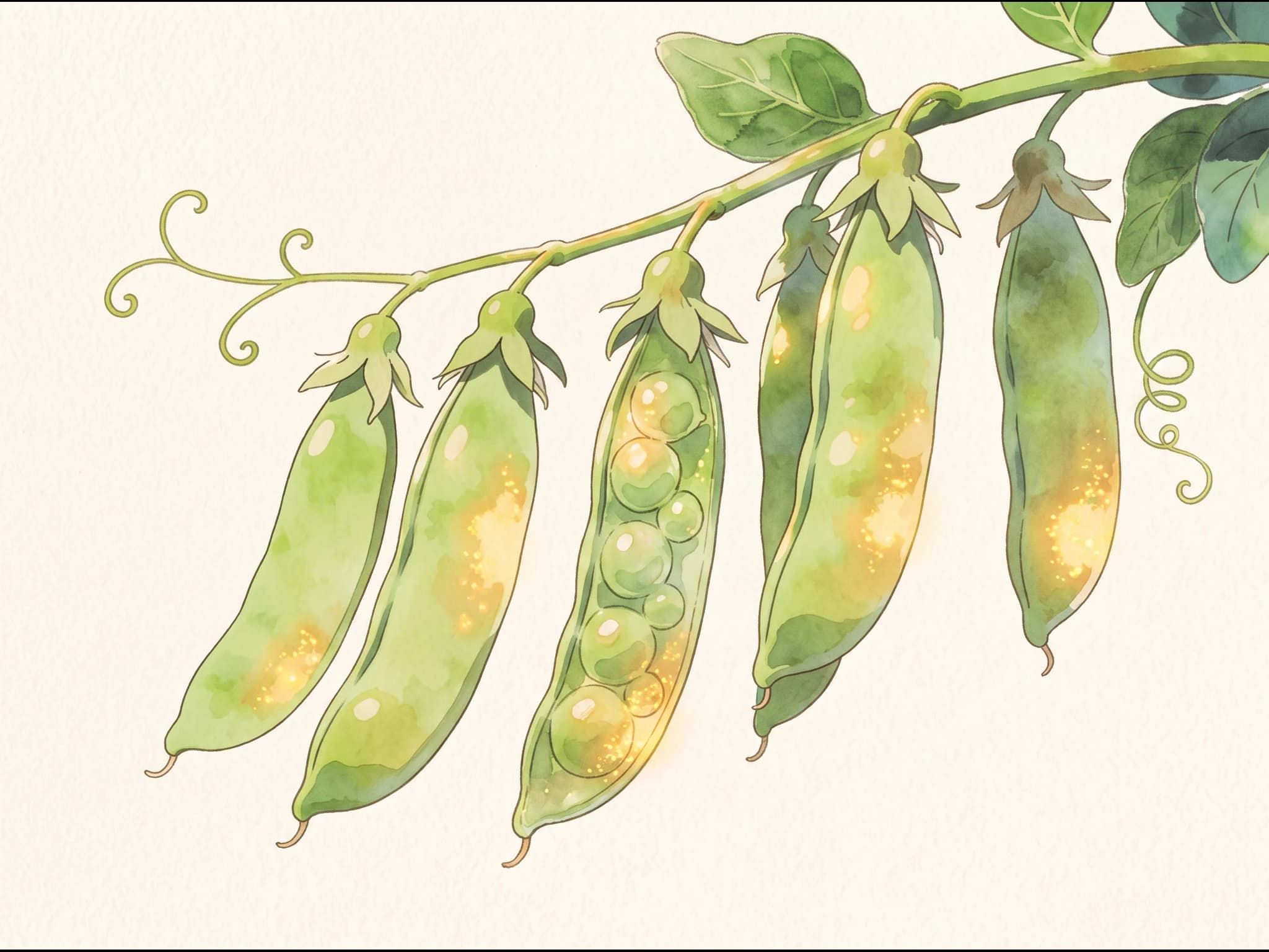Guisante lágrima — Fruto