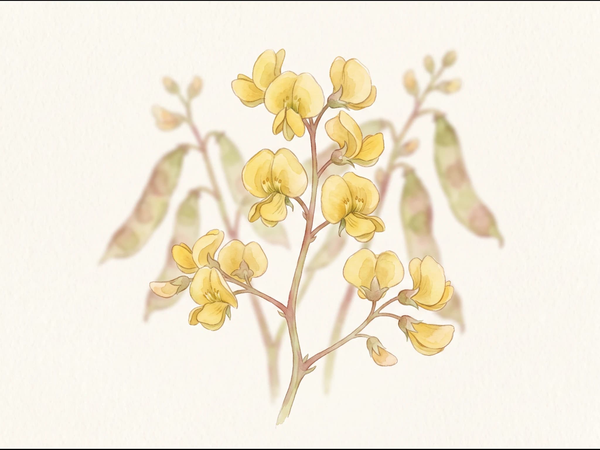 Judía azuki — Flor