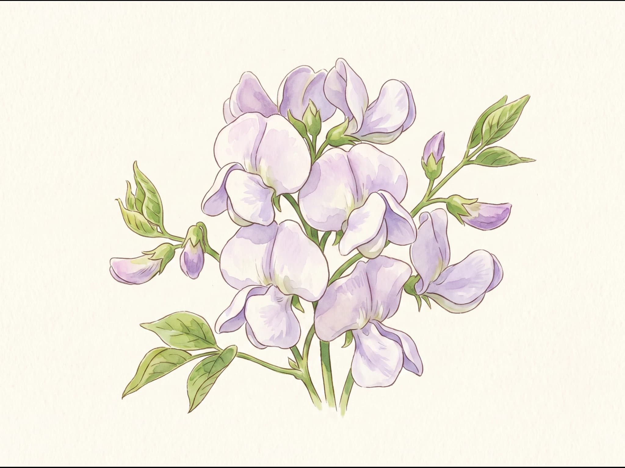 Judía Emerite (perona) — Flor