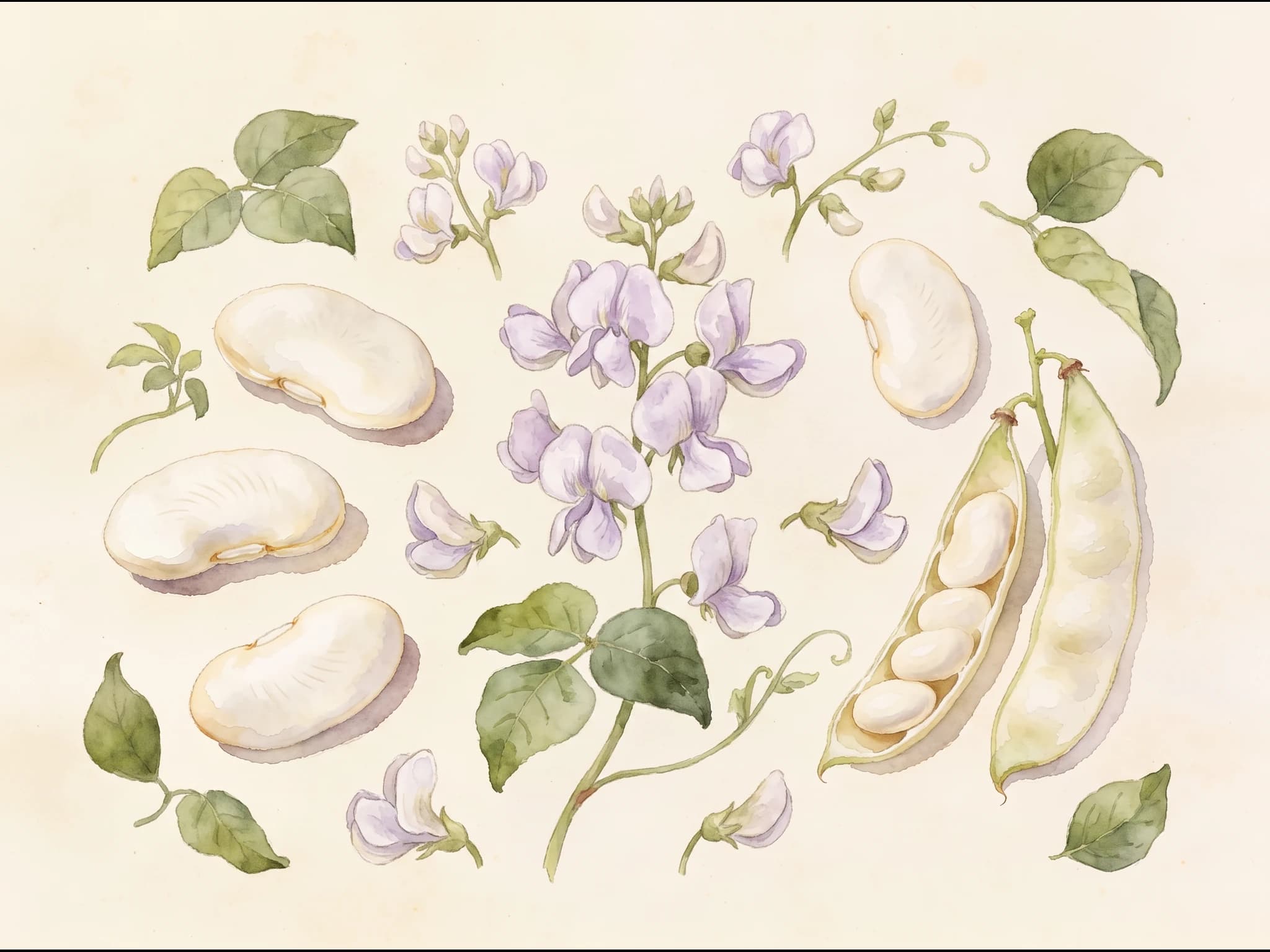Faba de la Granja asturiana — Flor