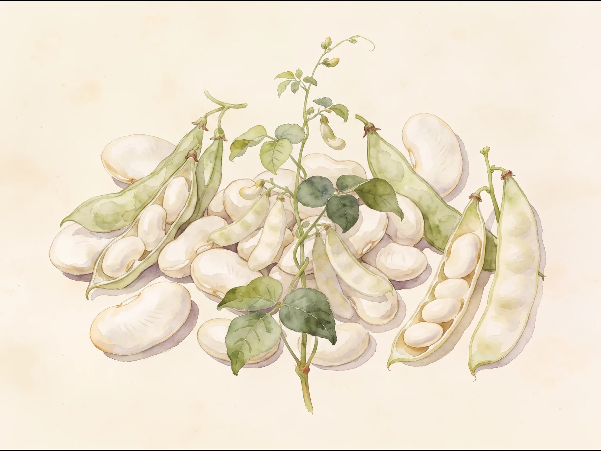 Faba de la Granja asturiana — Fruto