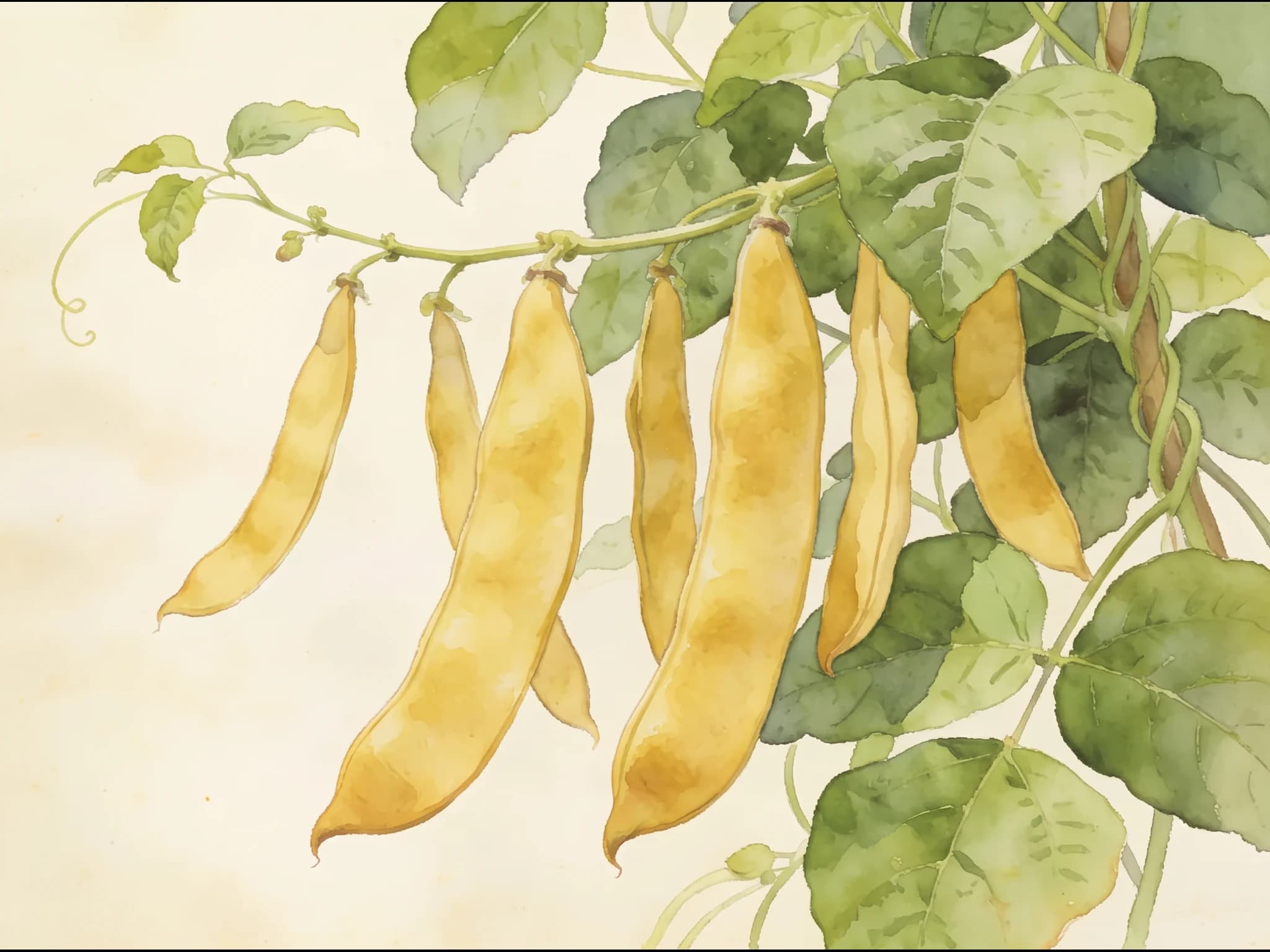 Judía Garrafal Oro — Fruto