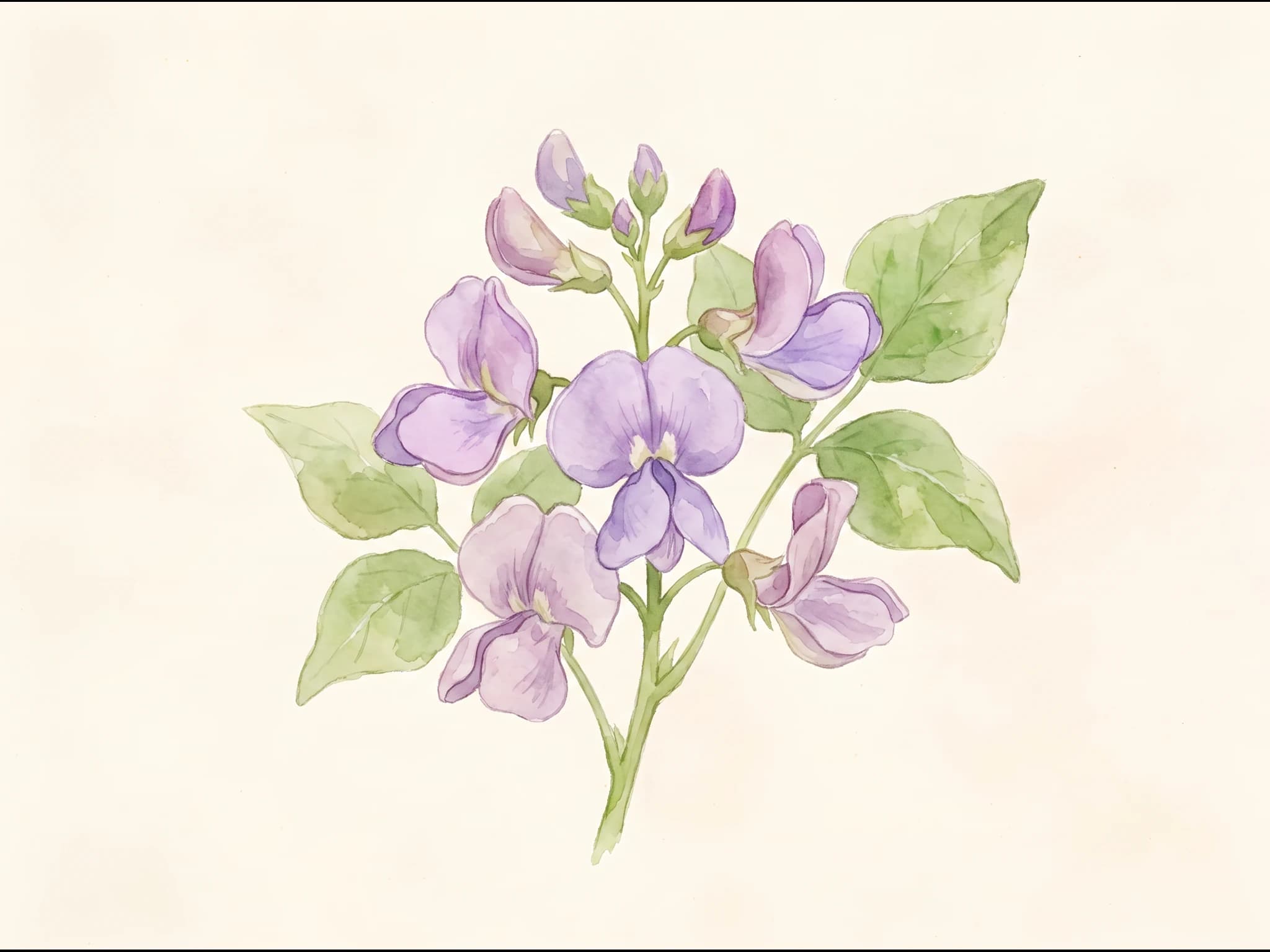 Judía Helda — Flor