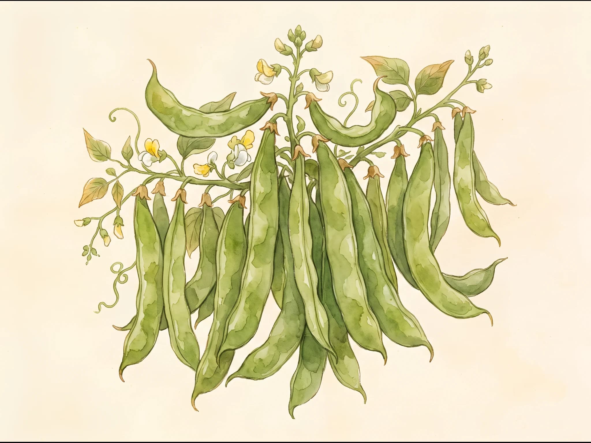 Judía Helda — Fruto