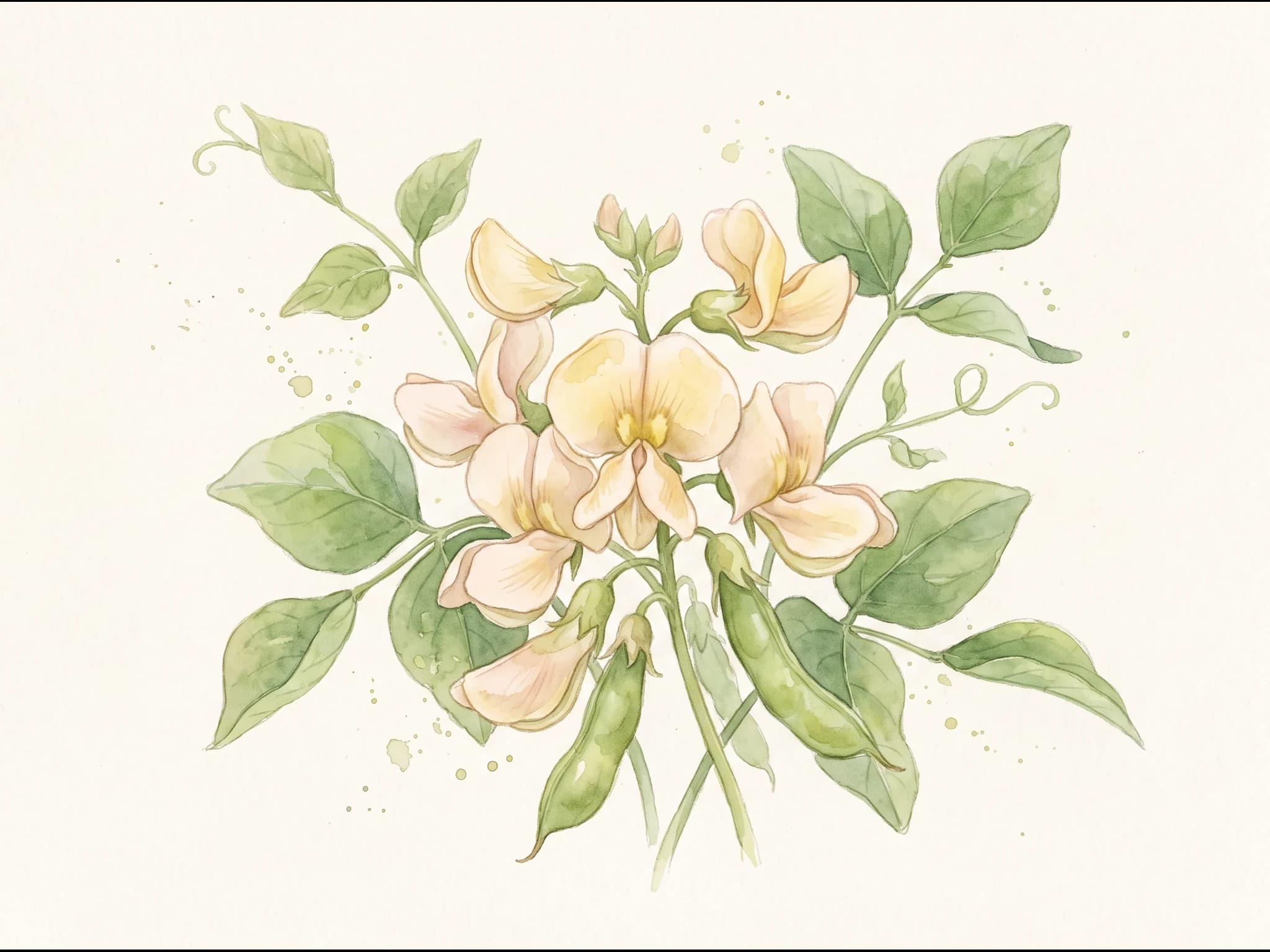 Judía mungo (soja verde) — Flor