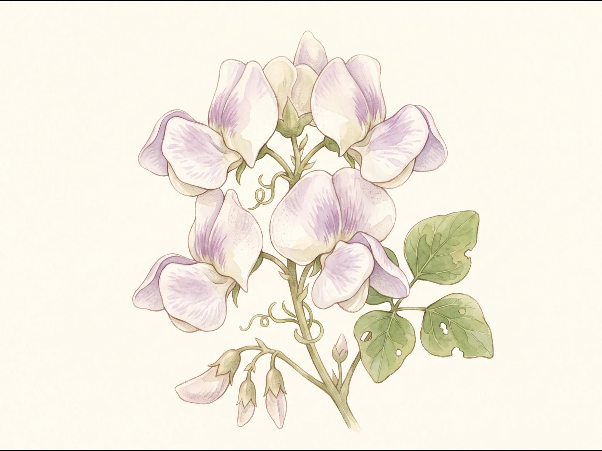 Judía pinta — Flor