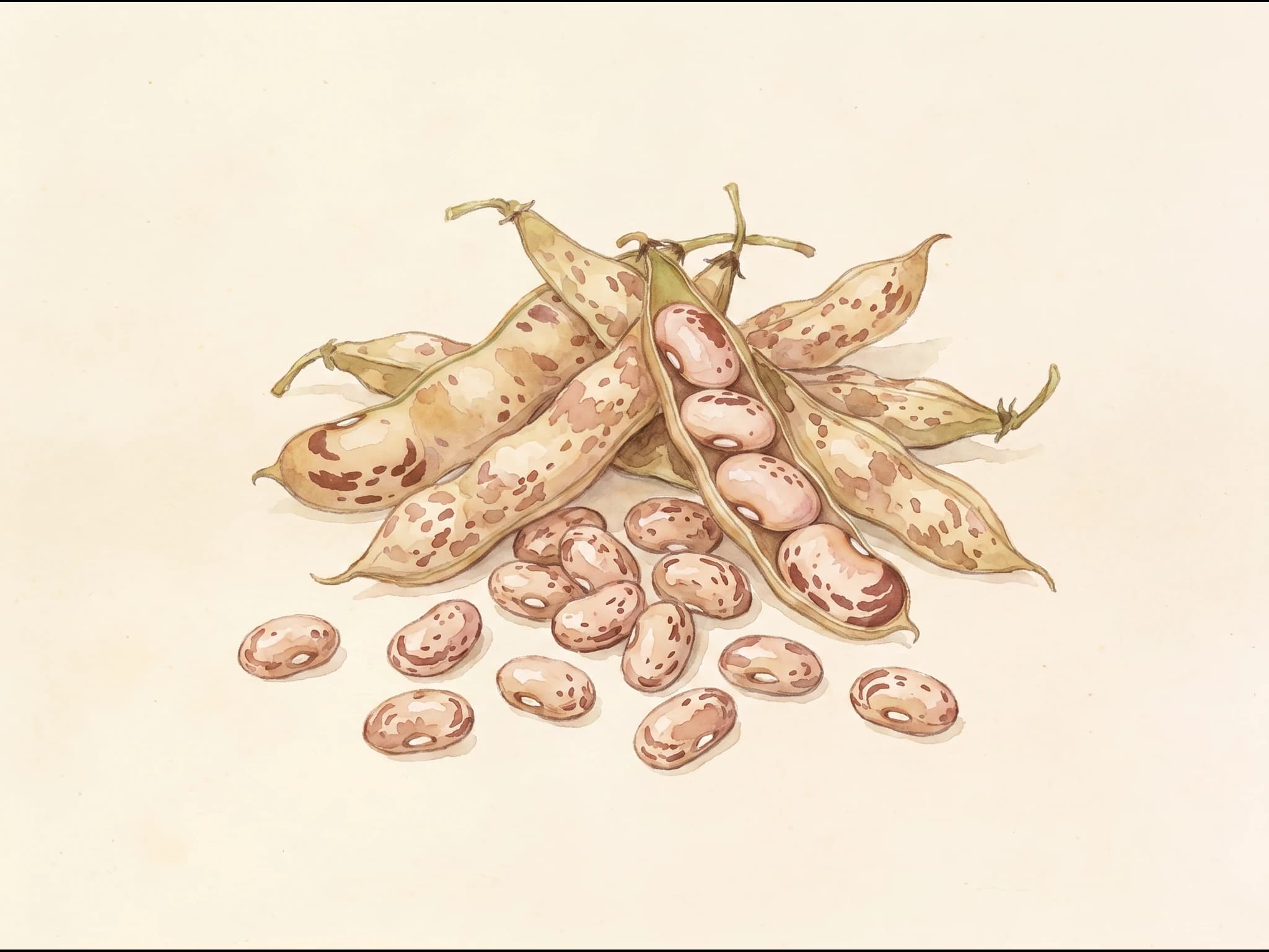 Judía pinta — Fruto