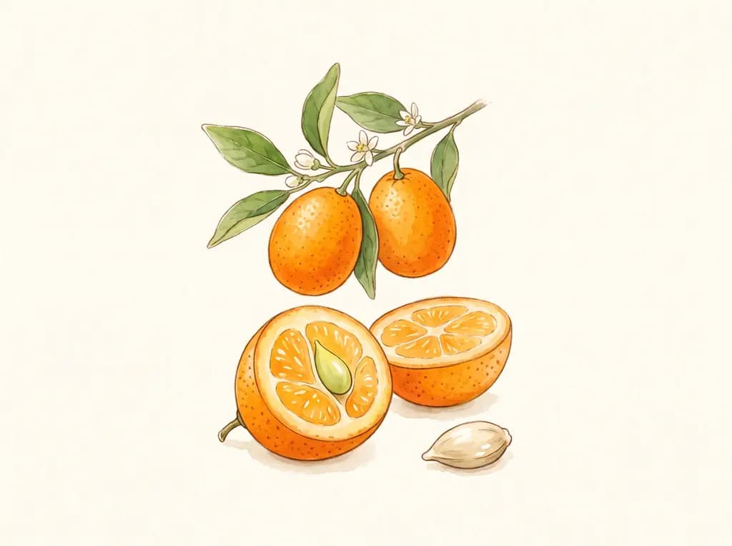 Kumquat (naranjo enano) — Semillas