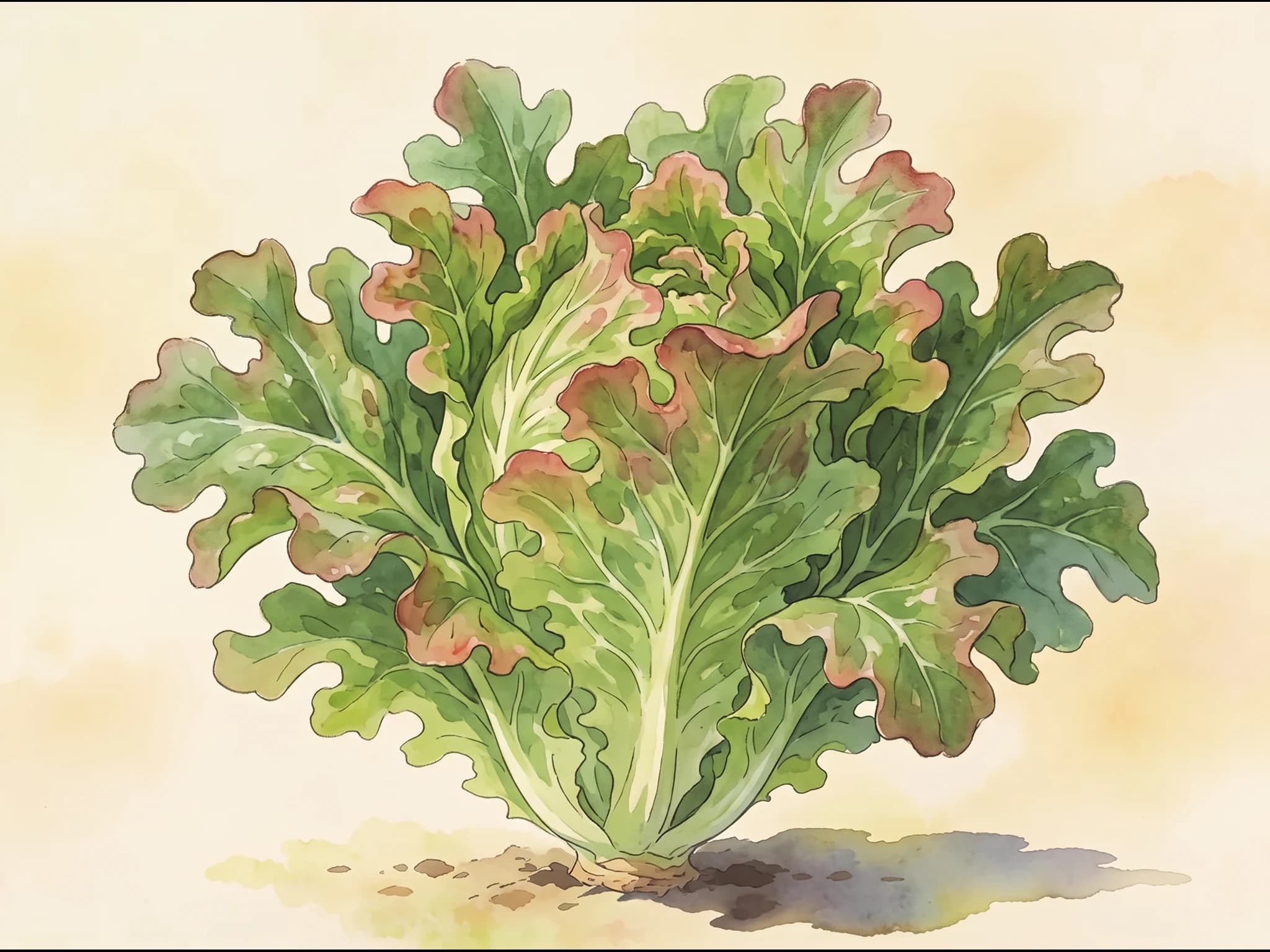 Lechuga hoja de roble — Fruto