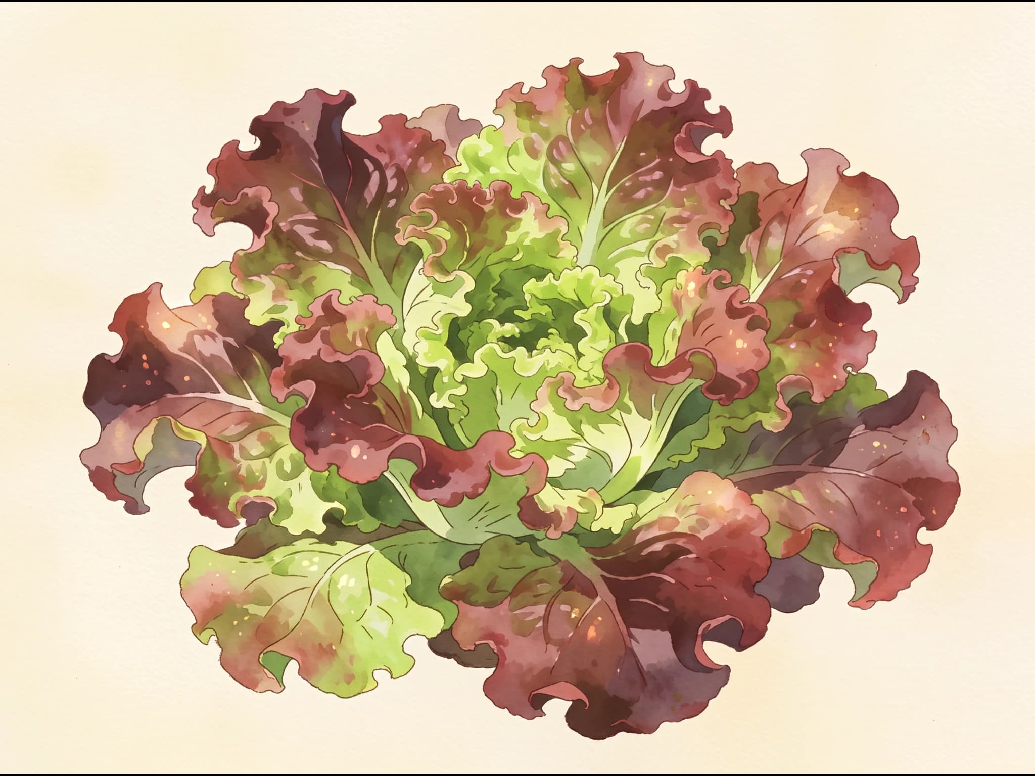 Lechuga Lollo Rosso — Fruto