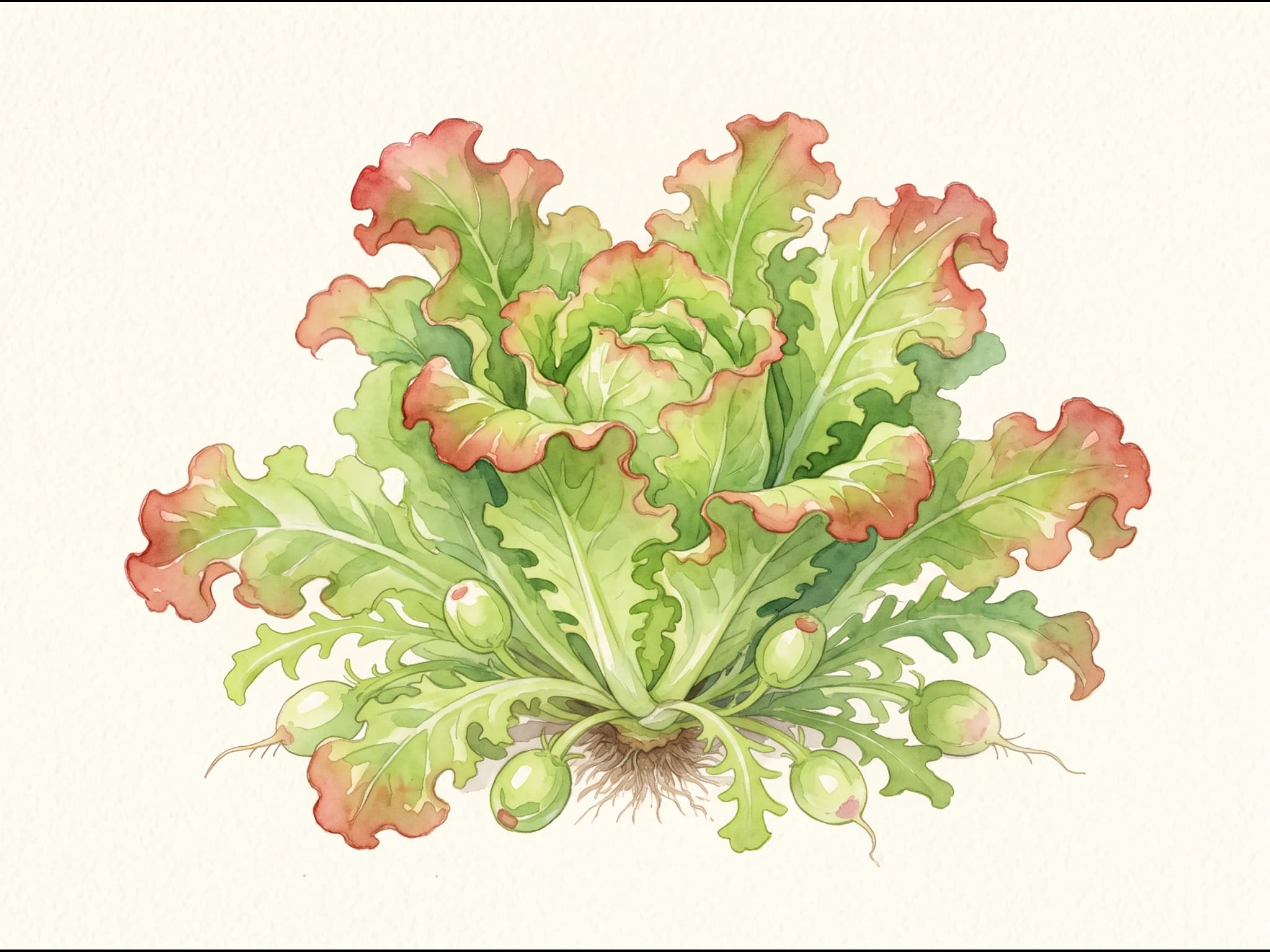 Lechuga Maravilla de las 4 estaciones — Fruto