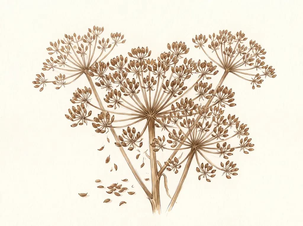 Levístico (apio de monte) — Semillas