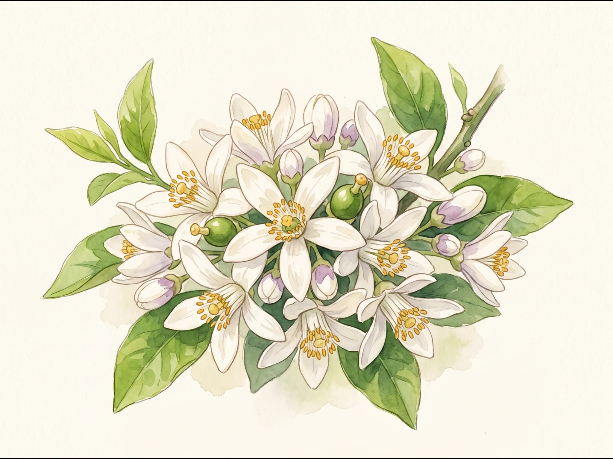 Limonero de las cuatro estaciones — Flor