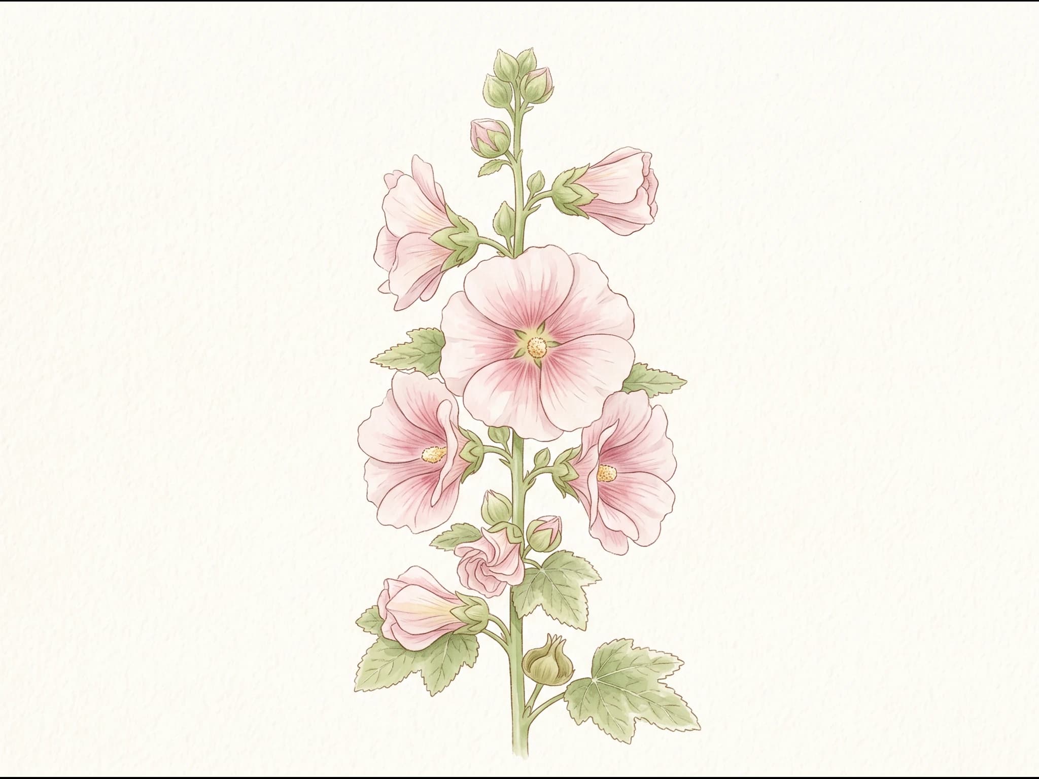 Malva real (Malvavisco) — Flor