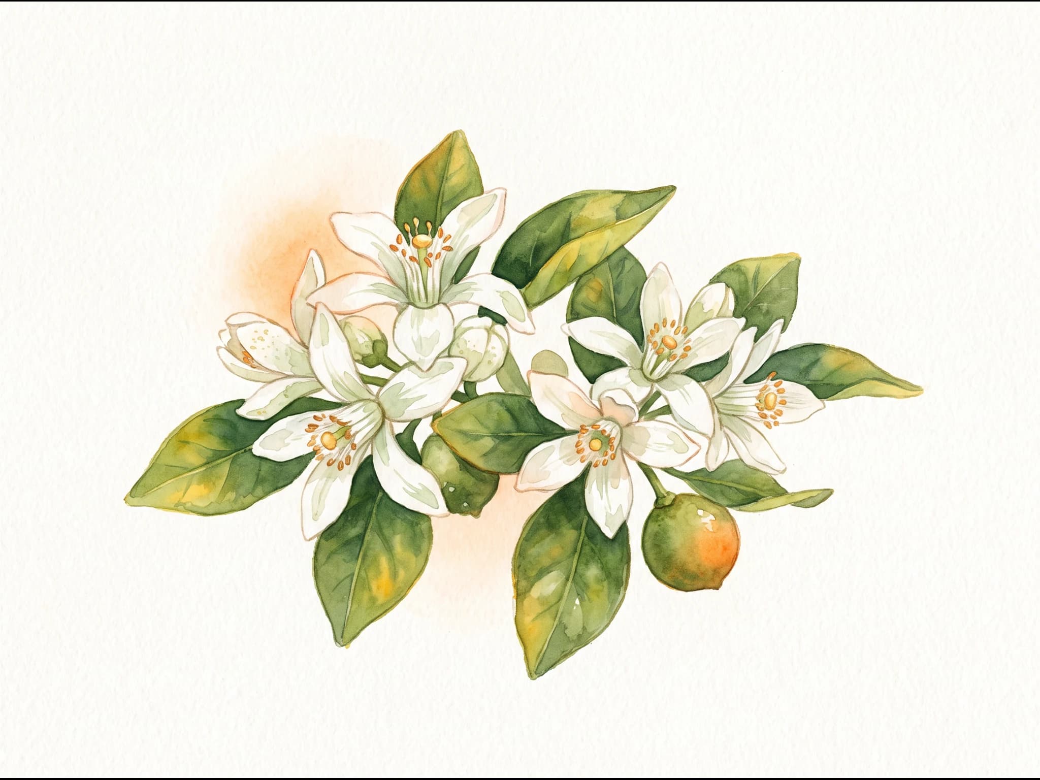 Mandarino Clemenules — Flor