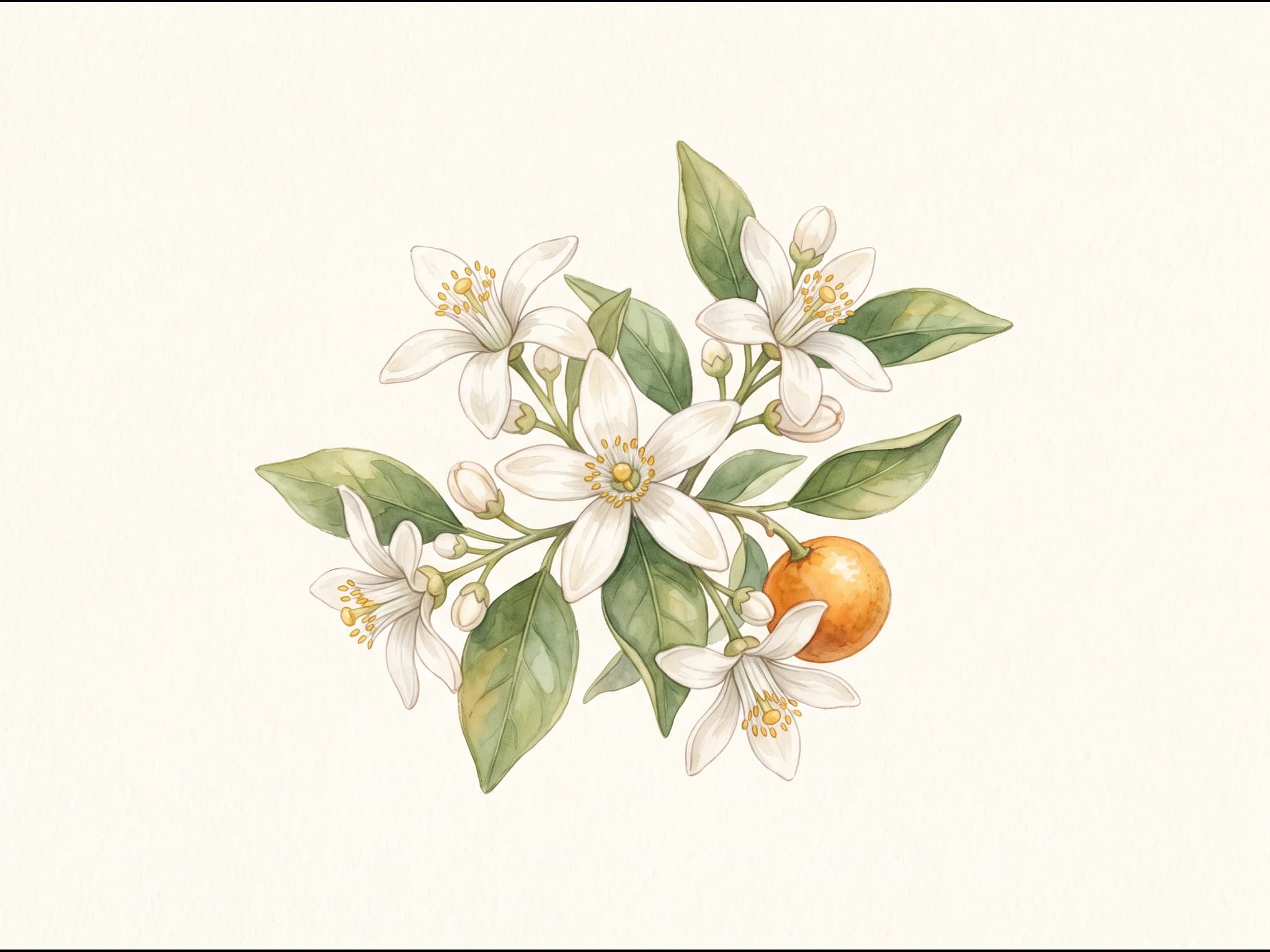 Mandarino Clemenules — Flor