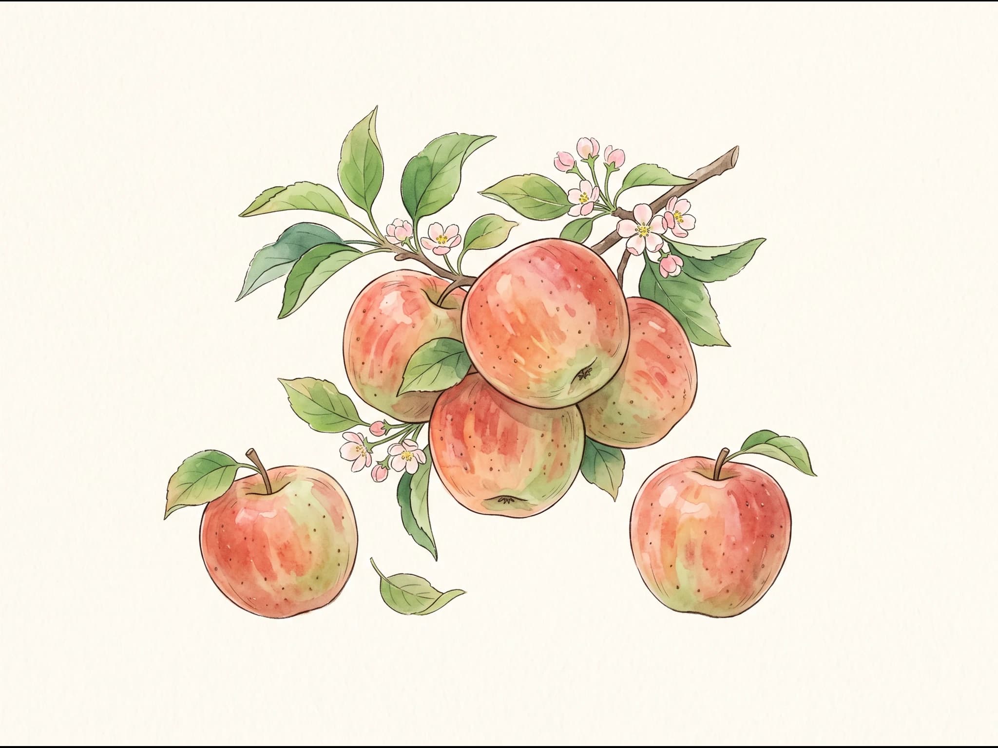 Manzano Fuji — Fruto