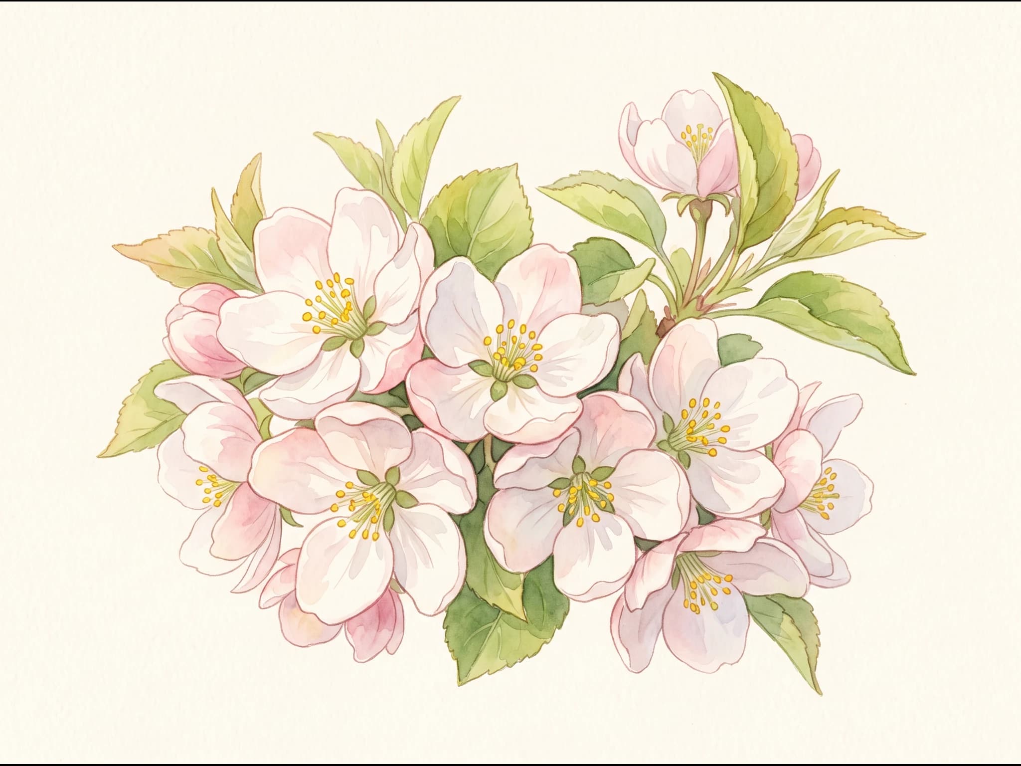 Manzano Golden Delicious — Flor